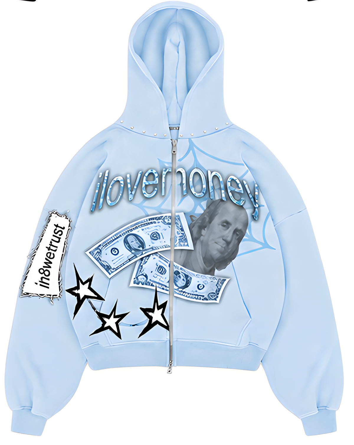 8CLUB "ilovemoney" Zip Hoodie