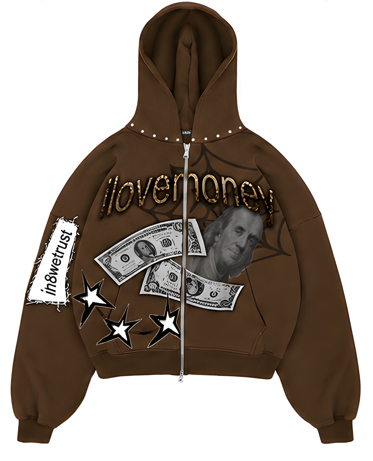 8CLUB "ilovemoney" Zip Hoodie