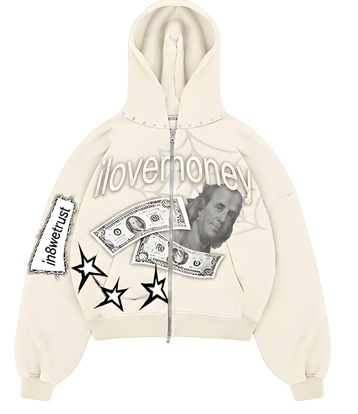 8CLUB "ilovemoney" Zip Hoodie