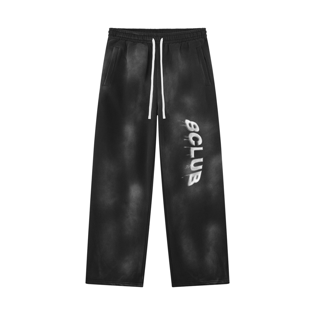Unisex Sunfade Wide Leg Fleece Sweatpants