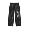 Unisex Sunfade Wide Leg Fleece Sweatpants