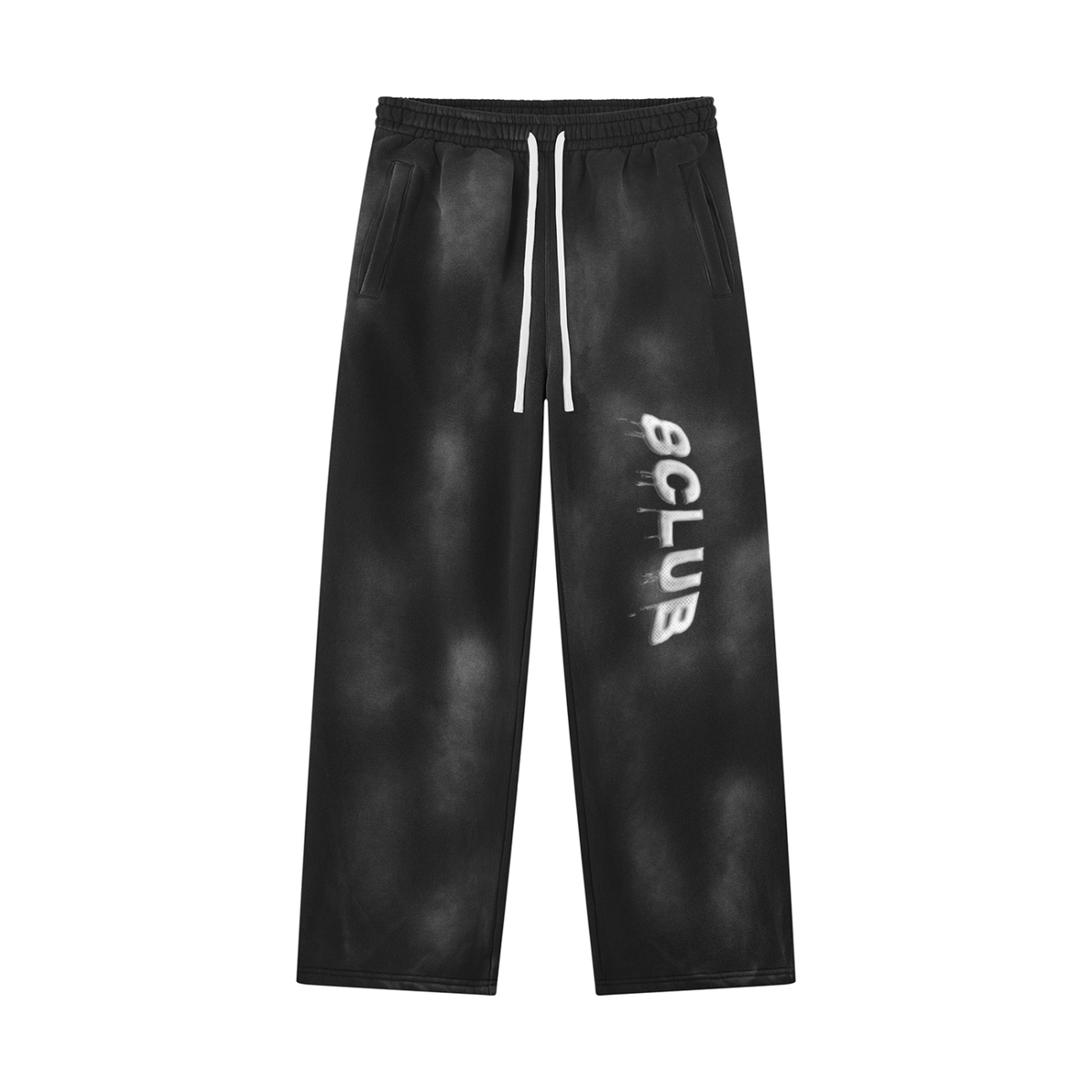 Unisex Sunfade Wide Leg Fleece Sweatpants